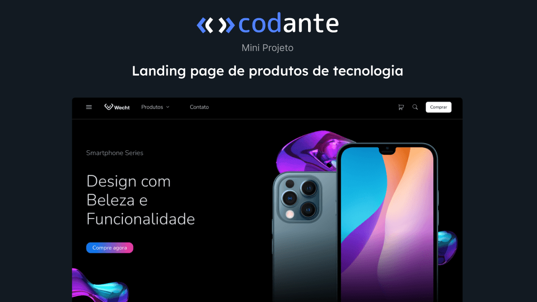Landing de Produtos de Tecnologia